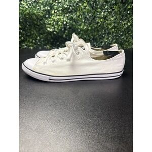 Converse Chuck Taylor All Star Mule Shoes Womens Size 11 White Sneakers